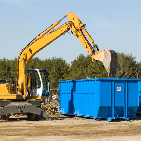 can i choose the location where the residential dumpster will be placed in Hartford Wisconsin